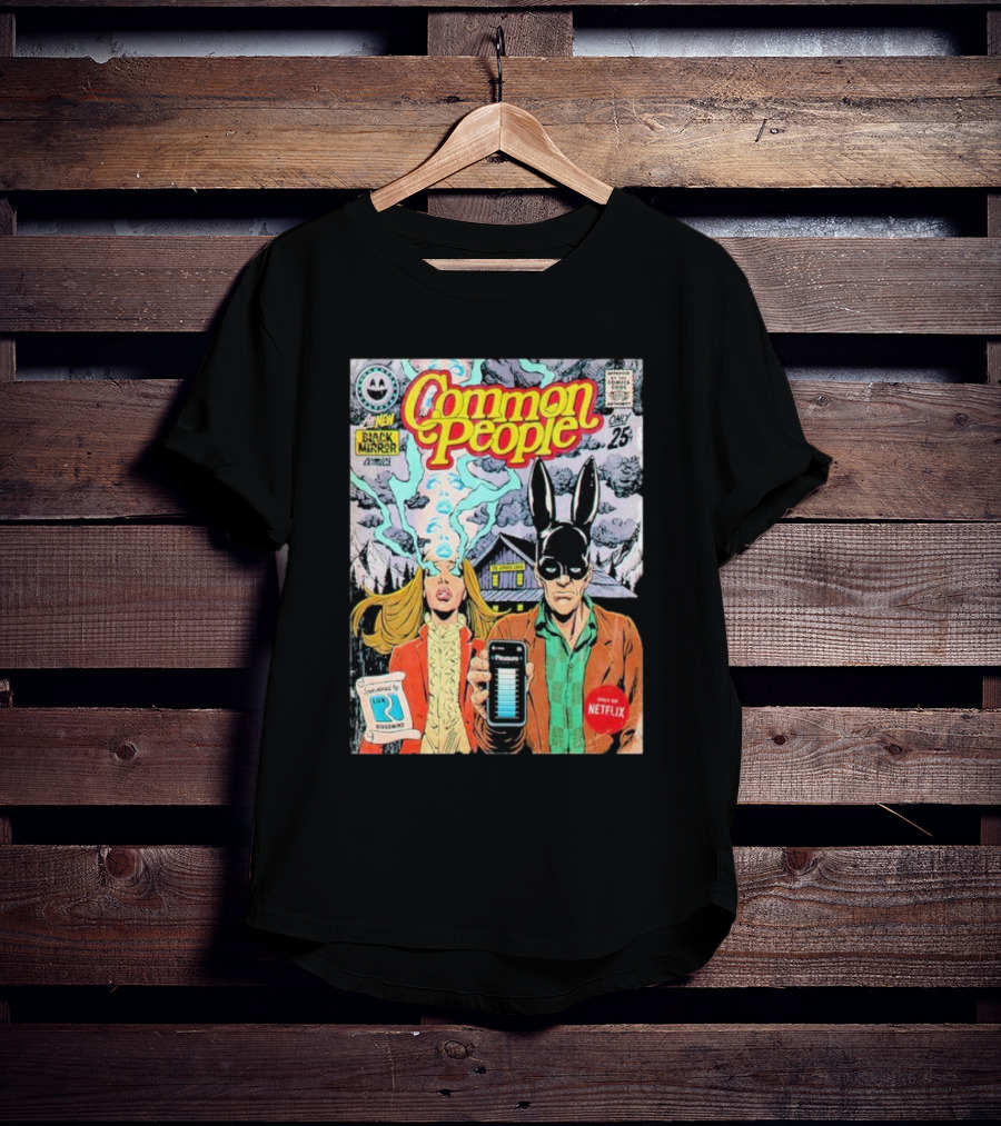 Black Mirror Comics Common People Netflix 2025 T-Shirt
