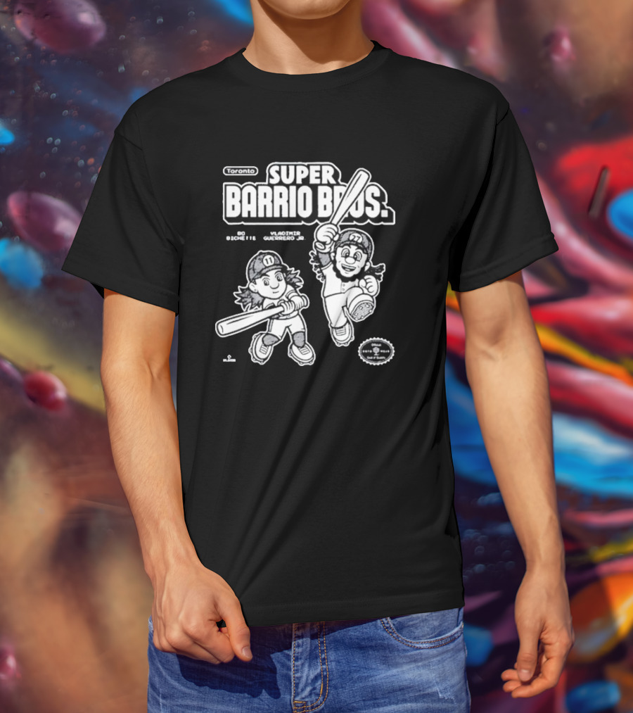 Super Barrio Bros Toronto Bo Bichette Vladimir Guerrero Jr T-Shirt