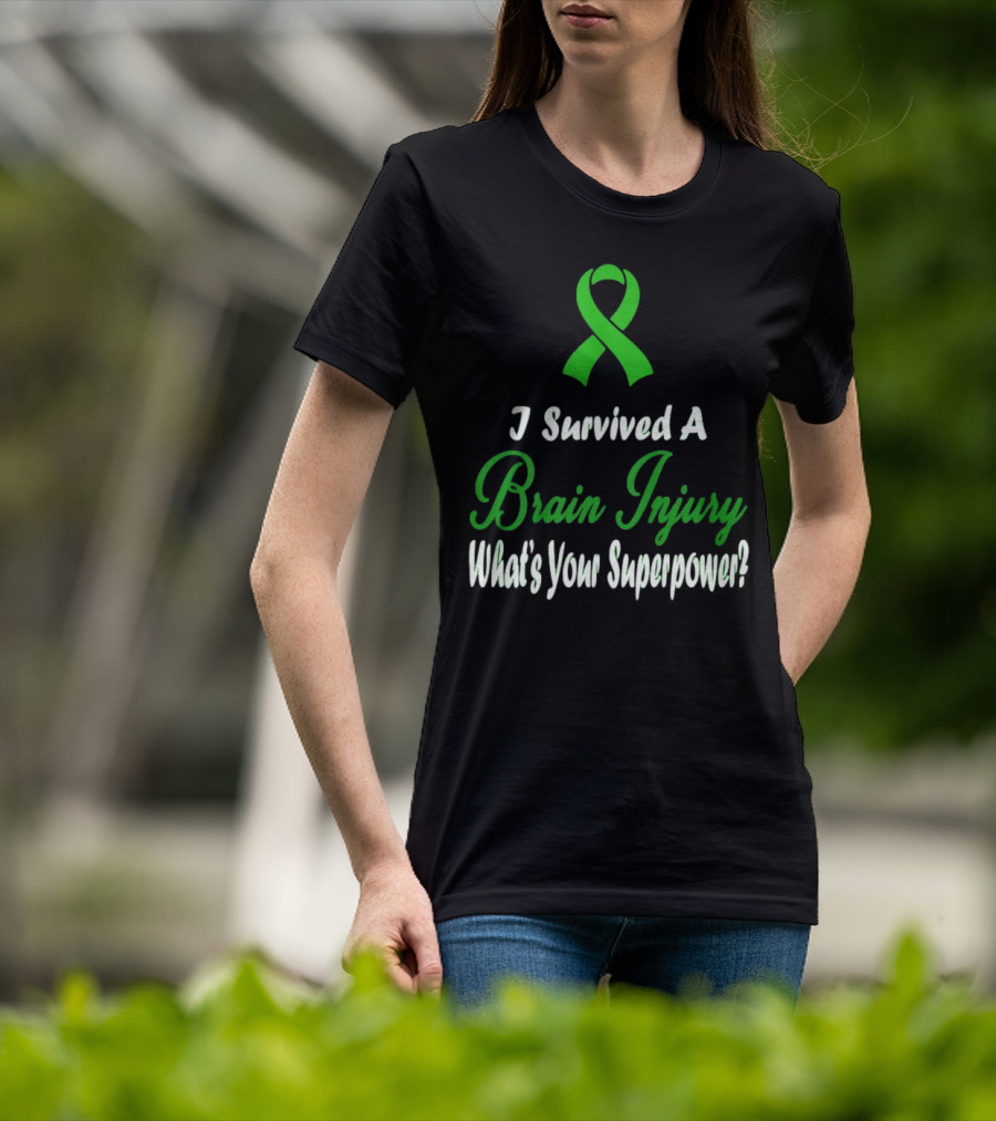 I Survived A Brain Injury What's Your Superpower? T-Shirt