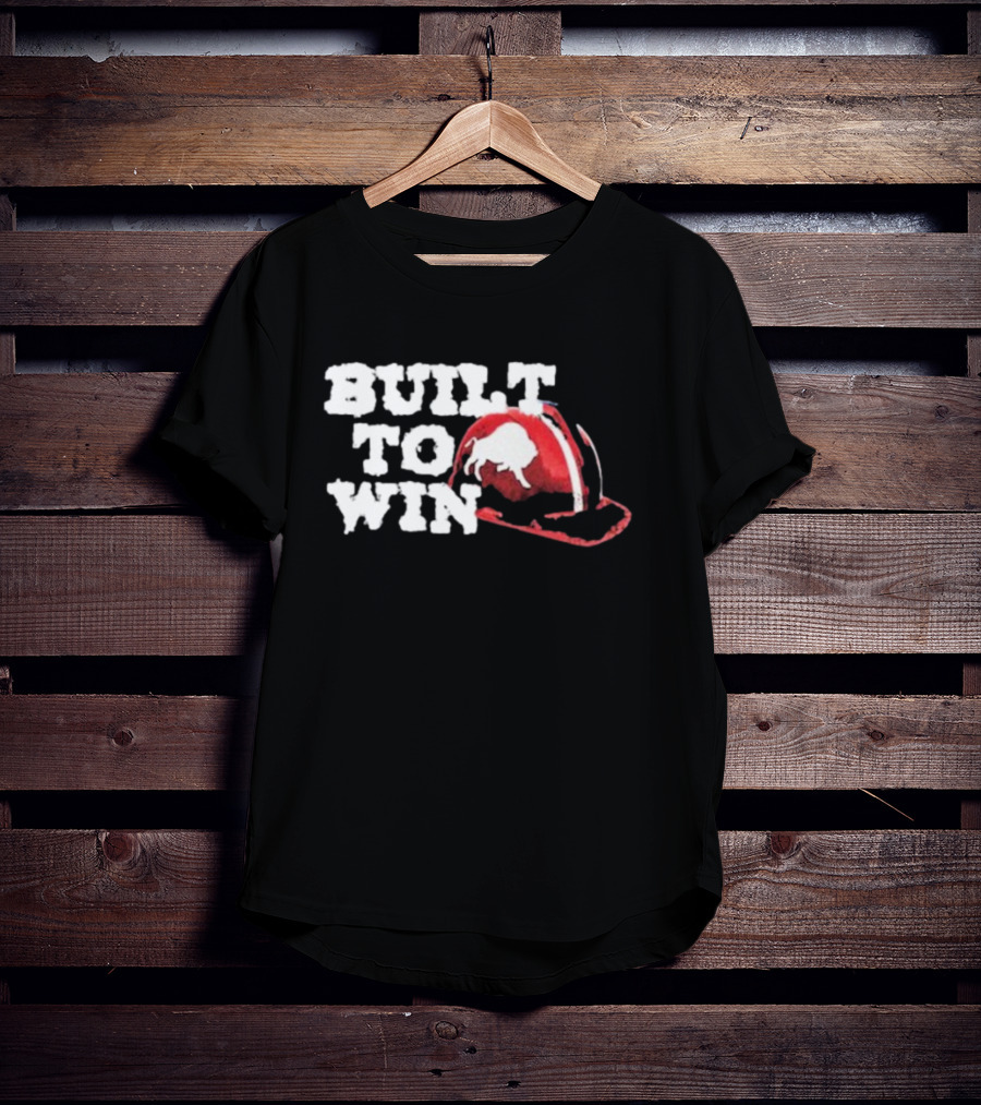Buffalo Bills Built To Win Helmet Graphic T-Shirt