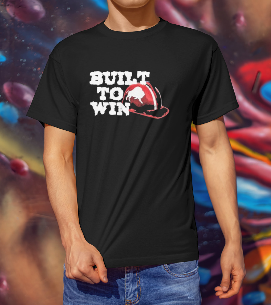 Buffalo Bills Built To Win Helmet Graphic T-Shirt