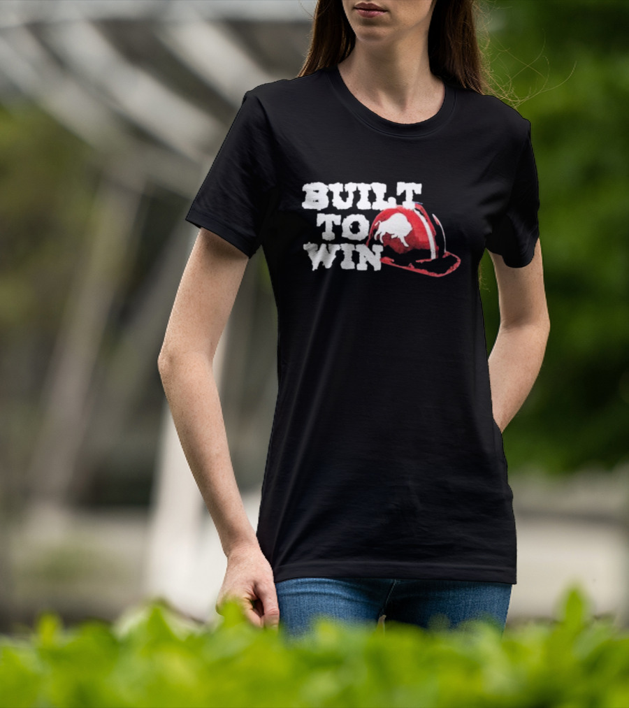 Buffalo Bills Built To Win Helmet Graphic T-Shirt