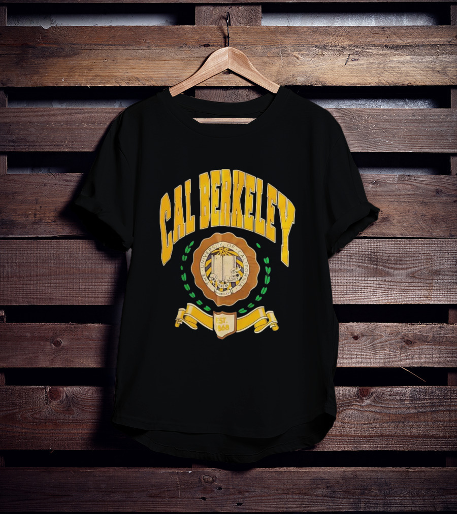Cal Berkeley University Of California Est 1868 Crest Academic Seal T-Shirt