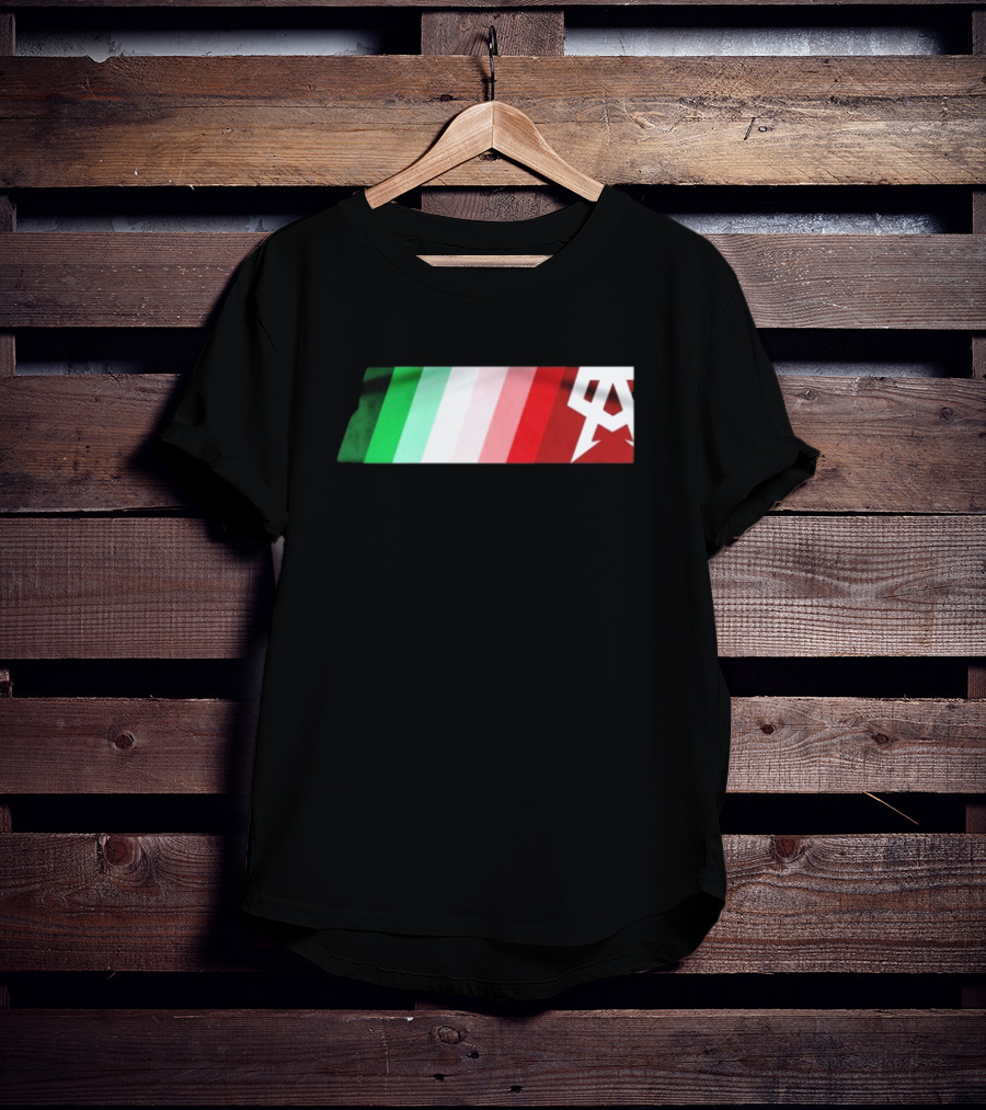 Canelo Alvarez Mexico Boxing Green White Red Symbol T-Shirt