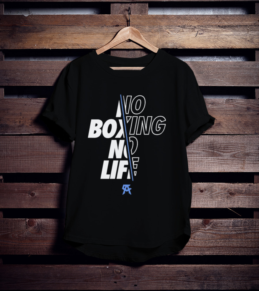 Canelo Alvarez No Boxing No Life Stylized Text With Icon T-Shirt