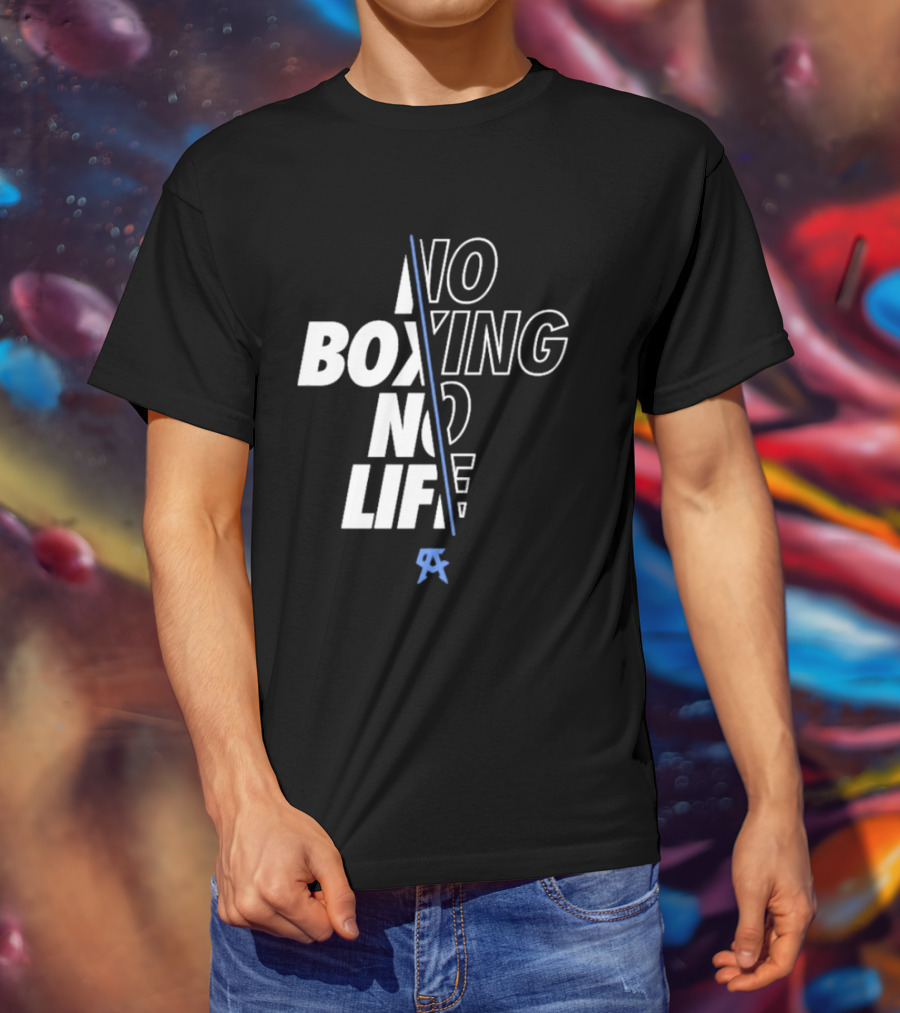 Canelo Alvarez No Boxing No Life Stylized Text With Icon T-Shirt
