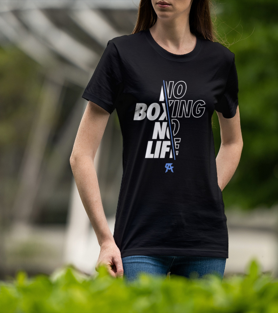 Canelo Alvarez No Boxing No Life Stylized Text With Icon T-Shirt