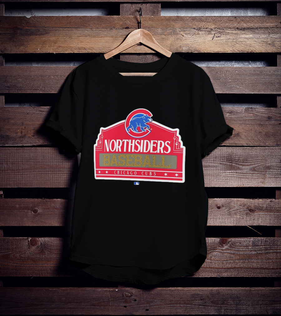 Northsiders Baseball Chicago Cubs Bear Emblem T-Shirt