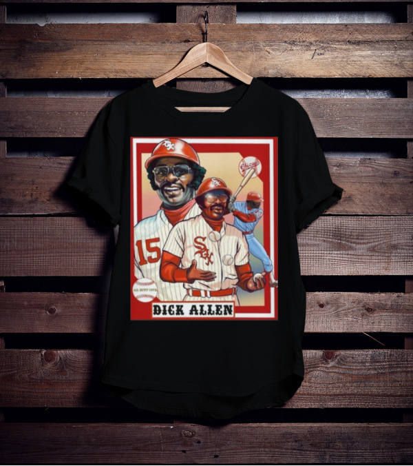 Dick Allen Chicago White Sox AL MVP 1972 Vintage Baseball Legend T-Shirt