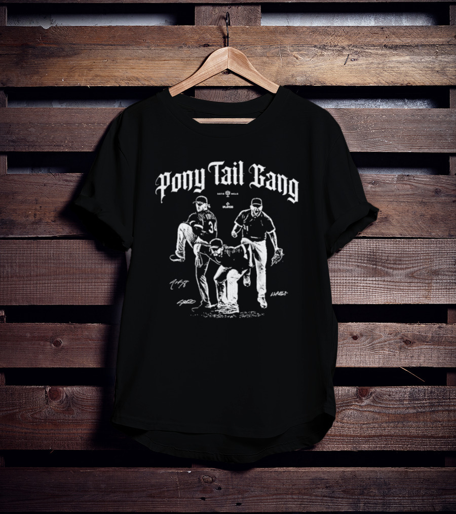 Pony Tail Gang Chicago White Sox Player Signatures T-Shirt