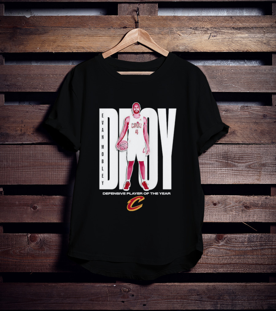 Cleveland Cavaliers Evan Mobley DPOY Defensive Player Of The Year 4 Cavs T-Shirt