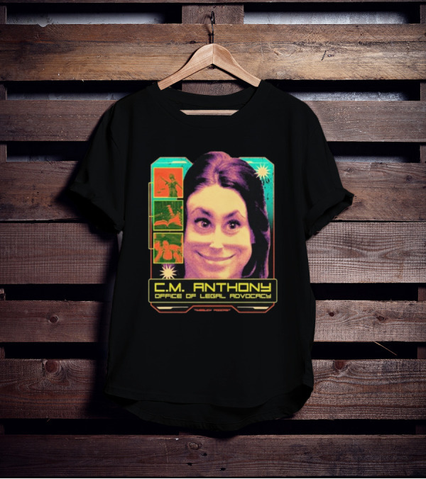 C.M. Anthony Office Of Legal Advocacy Retro Pop Art Style T-Shirt