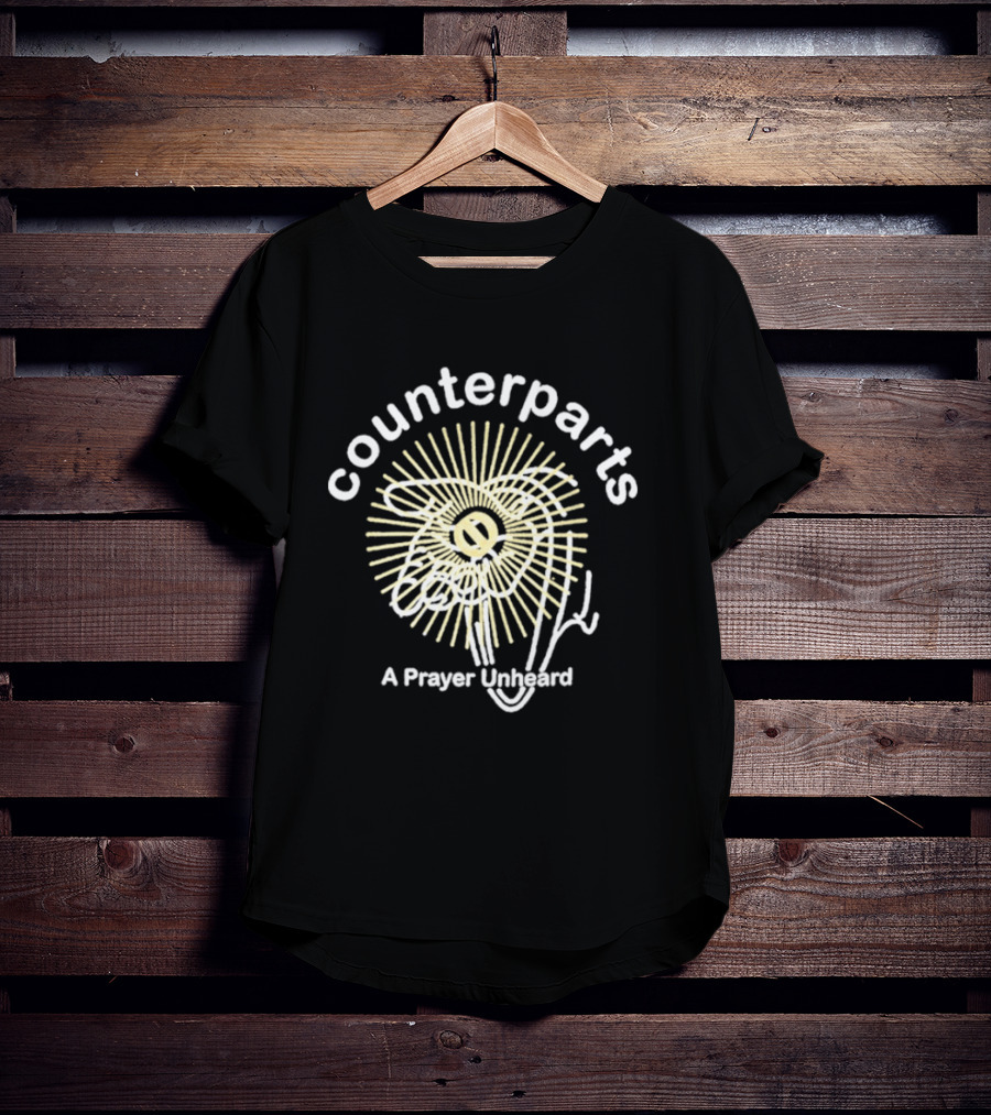 Counterparts A Prayer Unheard Radiant Hand Drawing T-Shirt