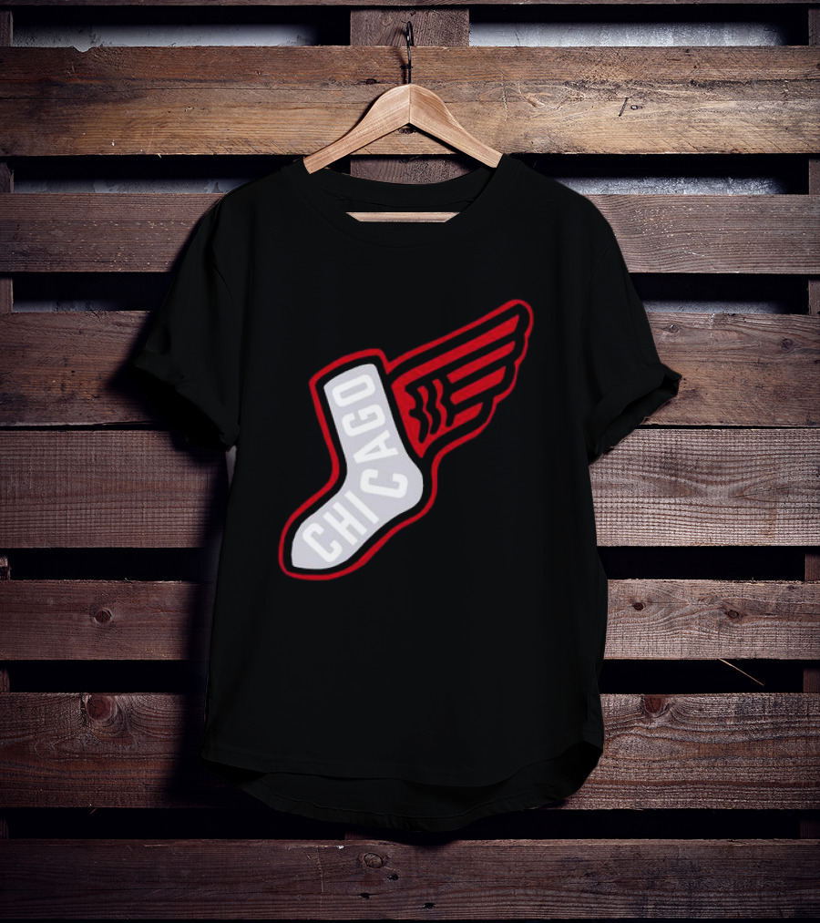 Chicago Winged Sock T-Shirt
