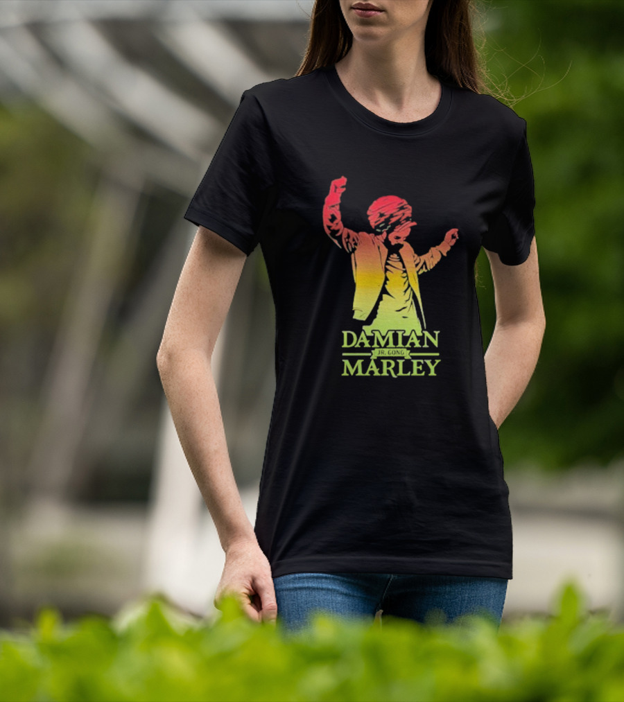 Damian Marley Reggae Colors Dancing T-Shirt
