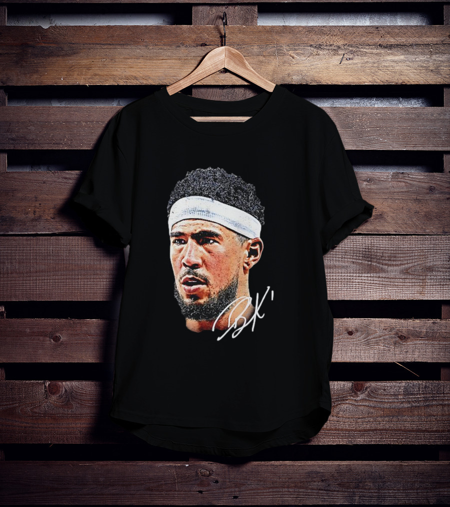 Devin Booker NBA Big Face BK Signature T-Shirt