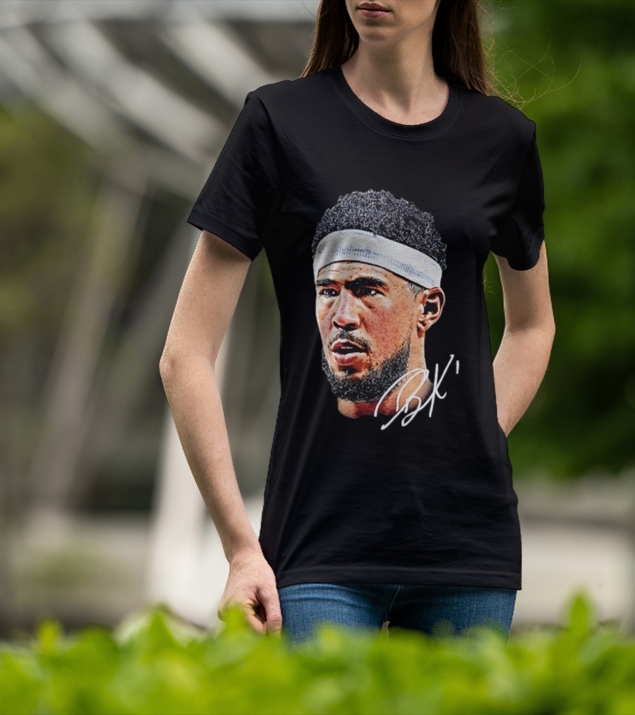 Devin Booker NBA Big Face BK Signature T-Shirt