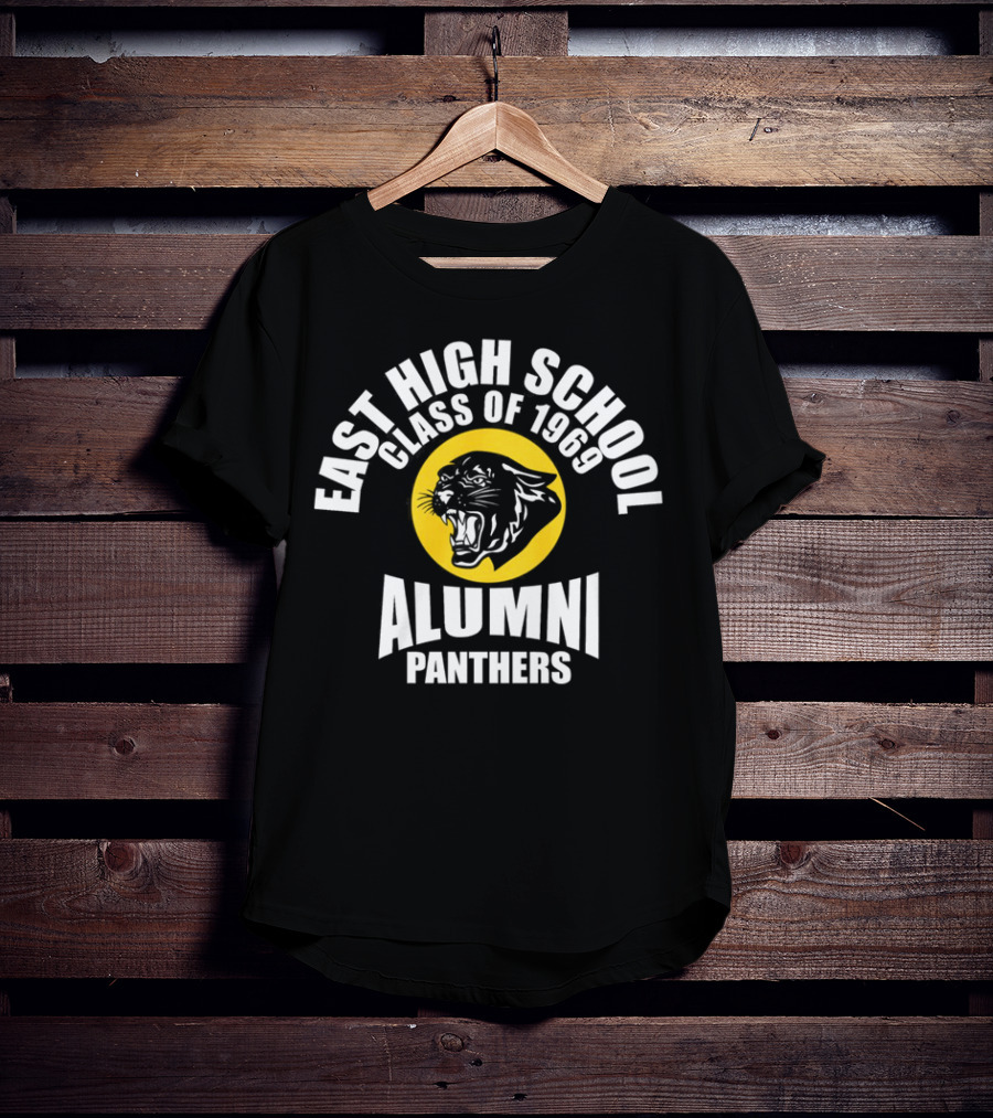 East High School Class Of 1958 Alumni Panthers T-Shirt