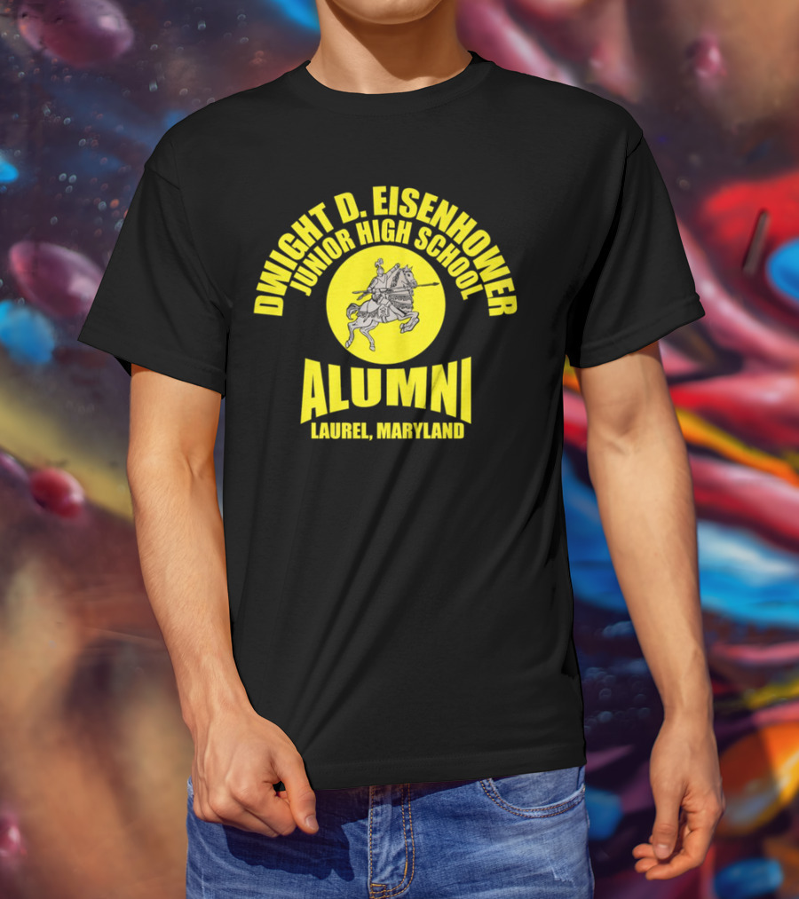 Dwight D Eisenhower Junior High School Alumni Laurel Maryland T-Shirt
