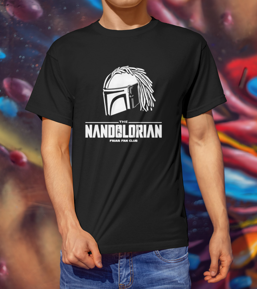 The Mandolorian Friar Fan Club Braids Helmet T-Shirt