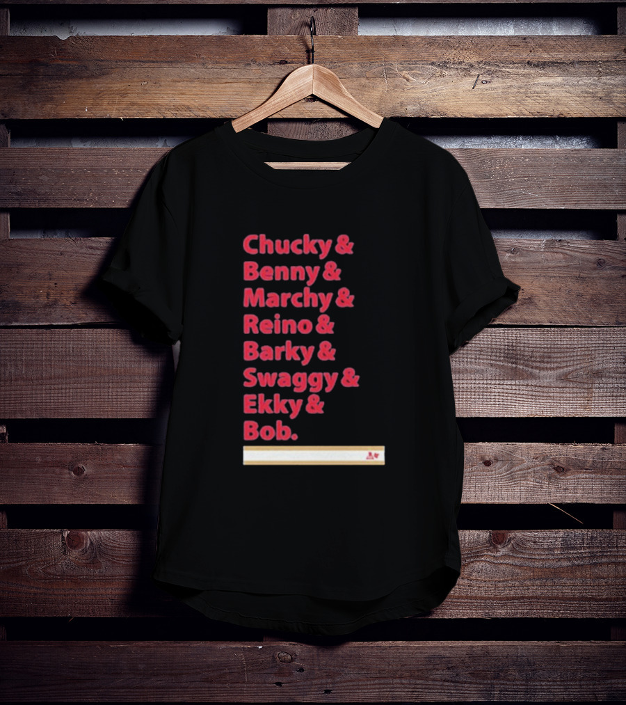 Florida Panthers Chucky Benny Marchy Reino Barky Swaggy Ekky Bob Names T-Shirt
