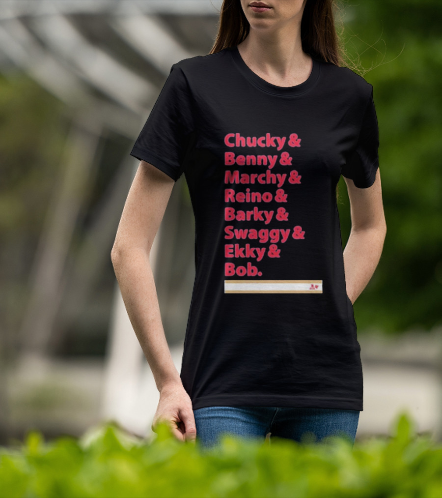 Florida Panthers Chucky Benny Marchy Reino Barky Swaggy Ekky Bob Names T-Shirt