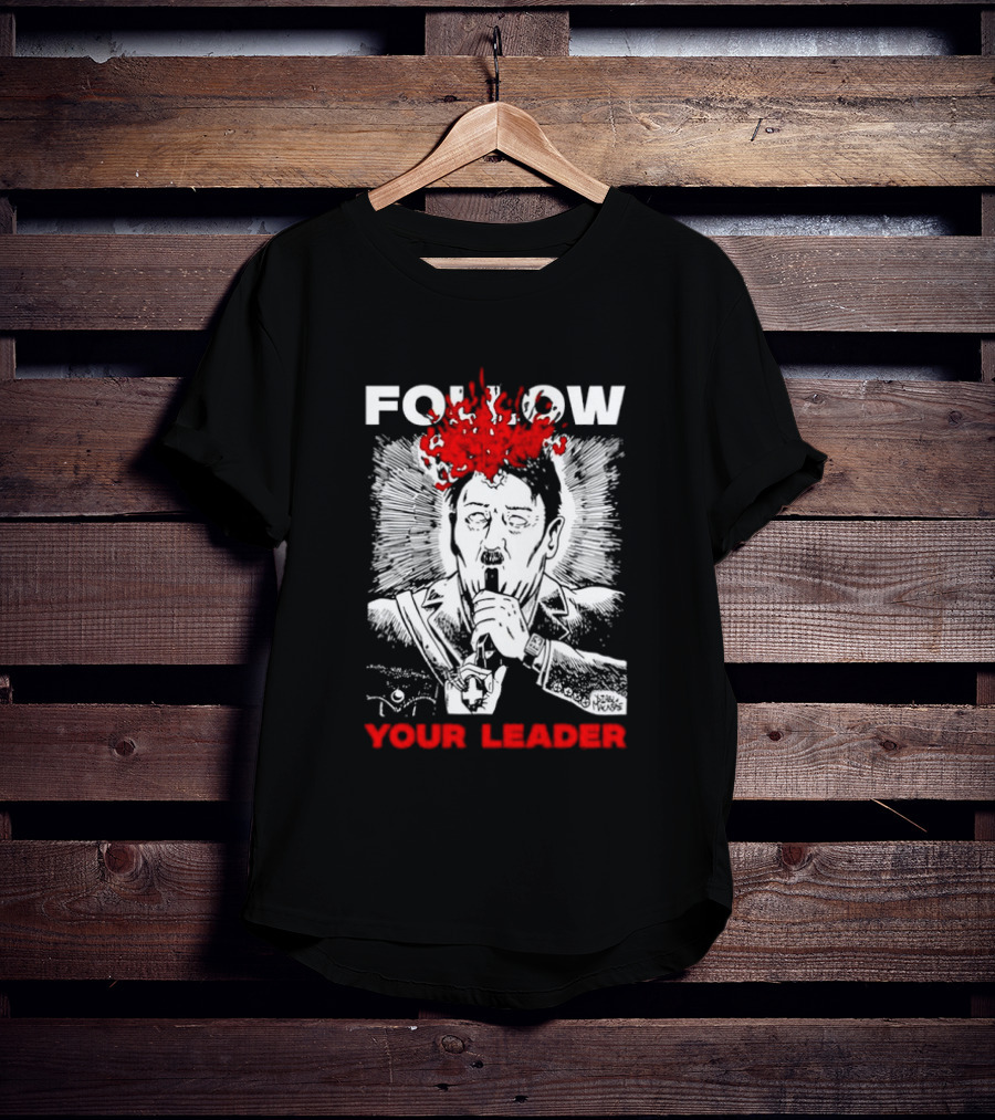 Follow Your Leader Diablo Macabre Skull And Flames T-Shirt