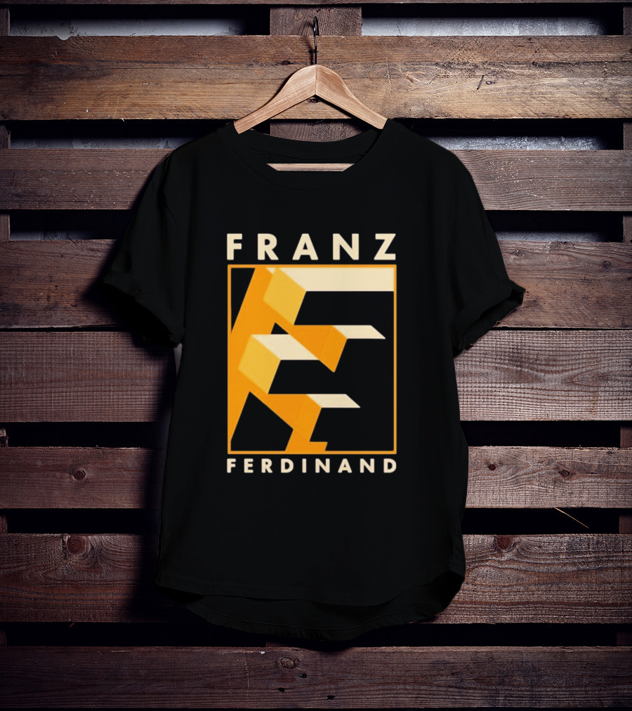 Franz Ferdinand Orange Geometric E T-Shirt