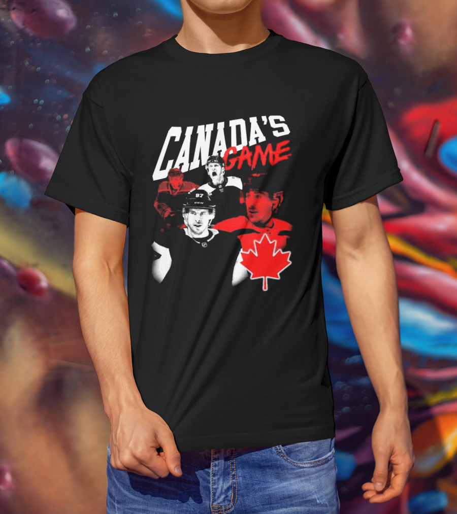Canada's Game 4 Nations Team Maple Leaf T-Shirt