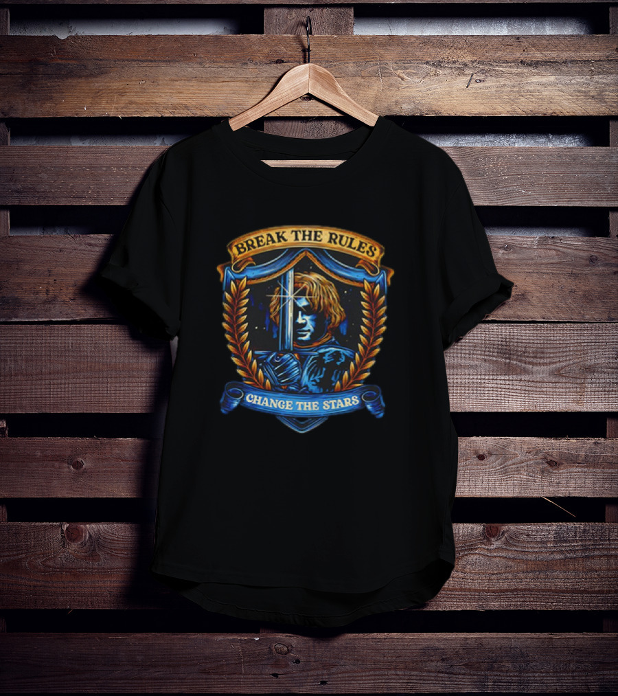 A Knight’s Tale Break The Rules Change The Stars Knight Emblem T-Shirt