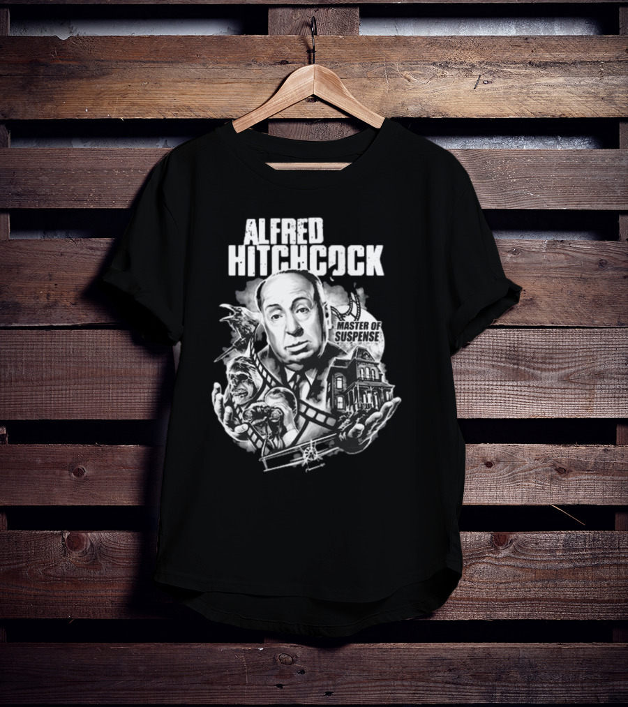 Alfred Hitchcock Master Of Suspense King Of The Silver Screen T-Shirt