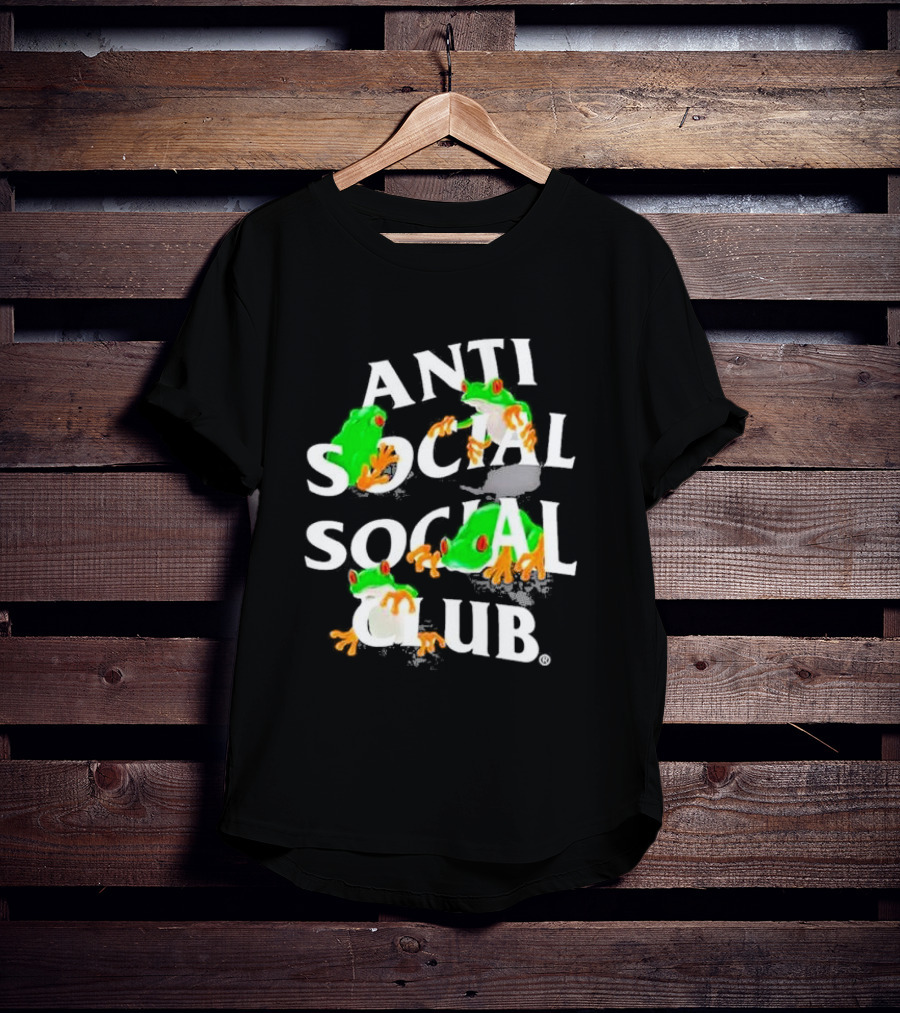 Anti Social Social Club Red Eyes Frog T-Shirt