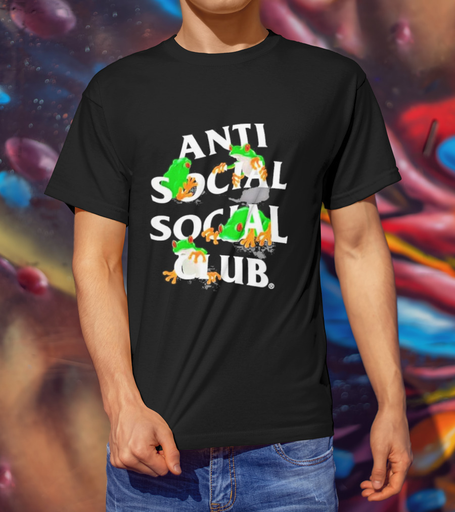 Anti Social Social Club Red Eyes Frog T-Shirt