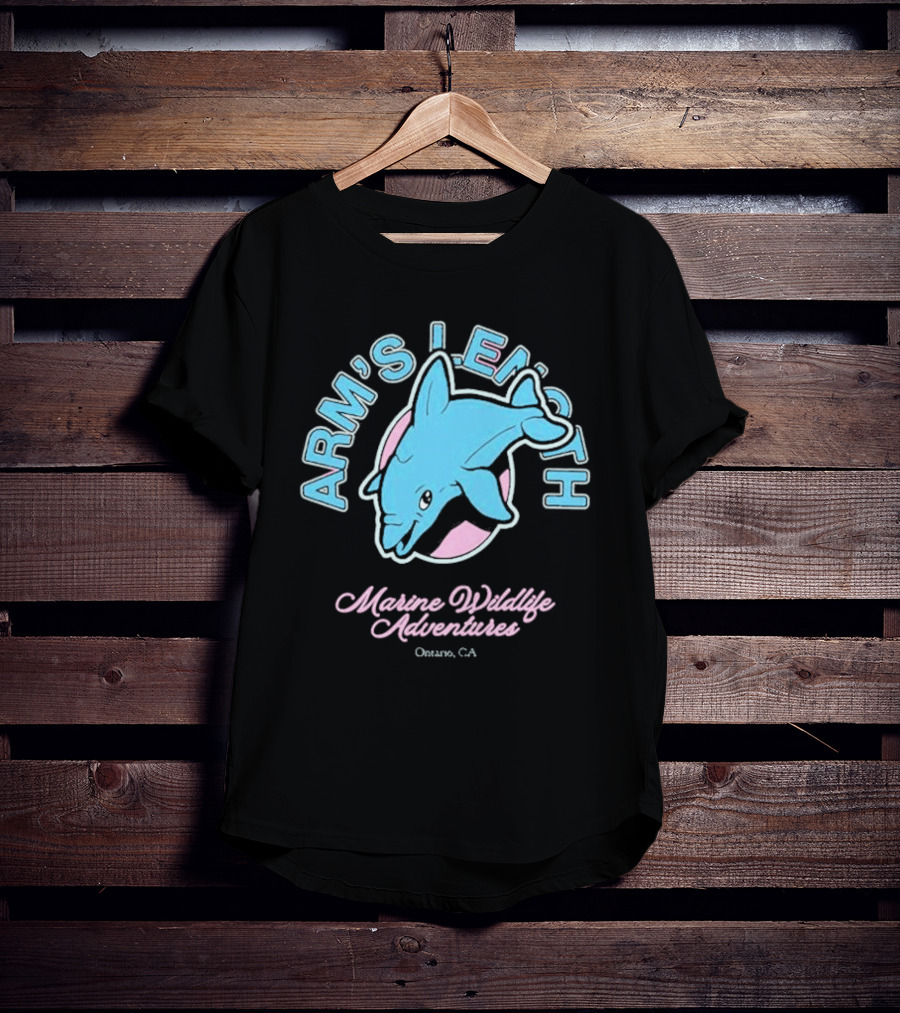 Arm’s Length Marine Wildlife Adventures Ontario CA Dolphin T-Shirt