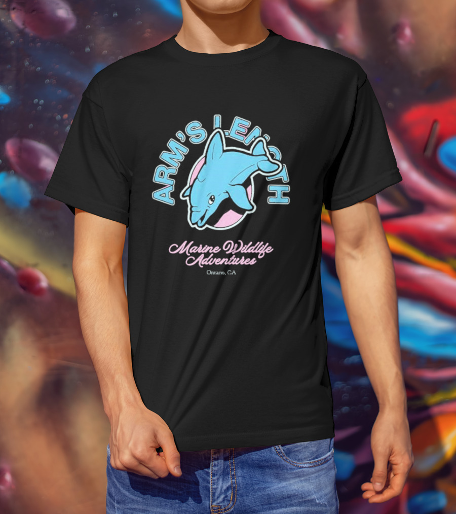 Arm’s Length Marine Wildlife Adventures Ontario CA Dolphin T-Shirt
