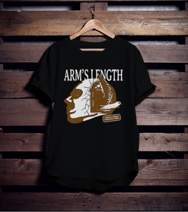 Arm’s Length Headphone Concept There’s A Whole World Out There T-Shirt