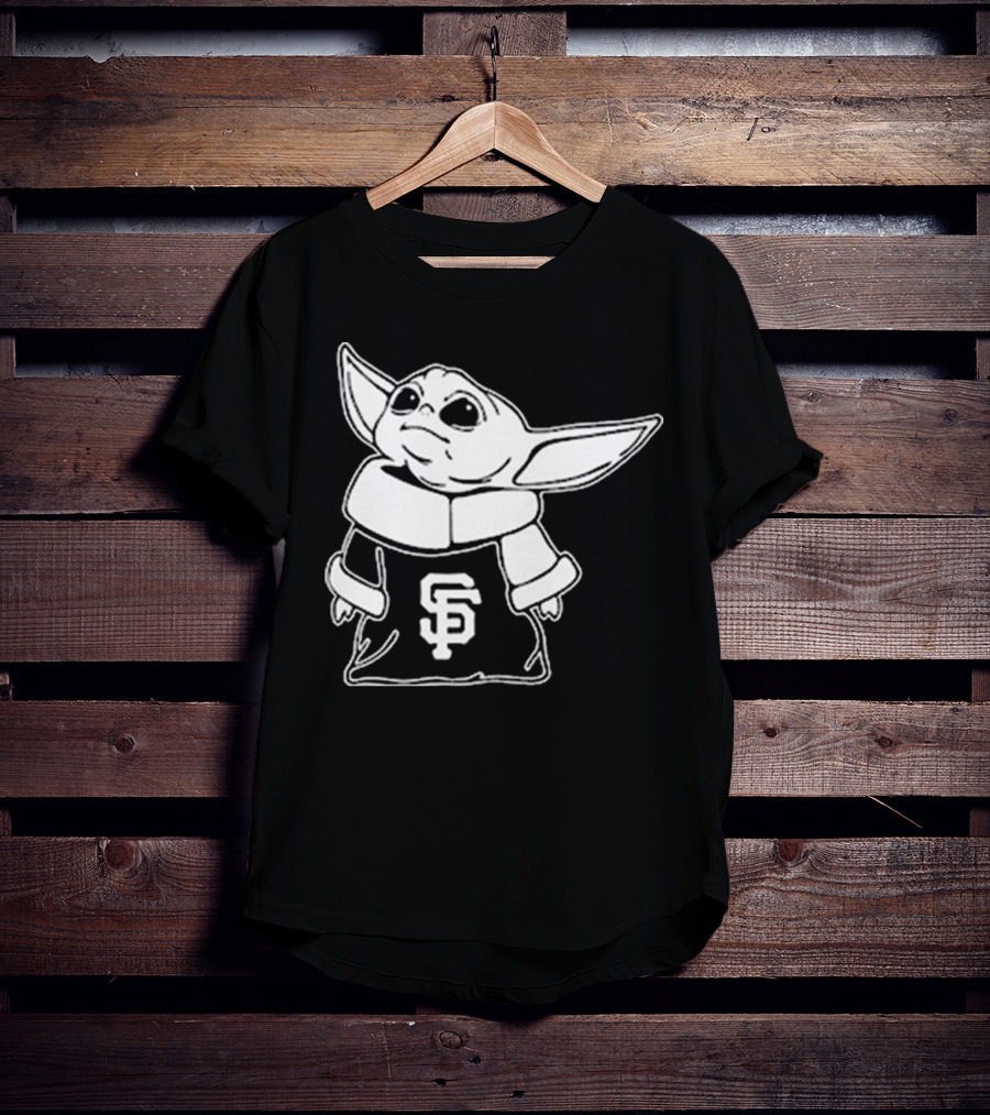 Baby Yoda SF Giants Fan Apparel T-Shirt