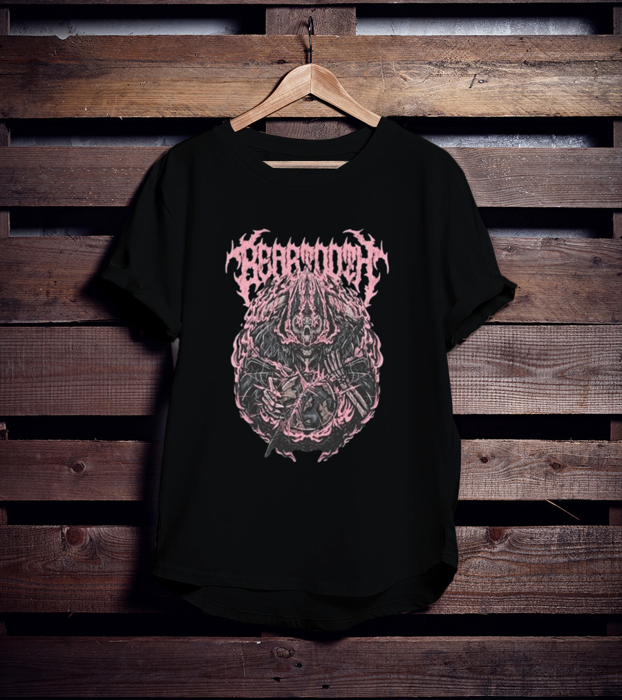 Beartooth The End Is Coming Fiery Skeleton Phantom Grim Reaper T-Shirt