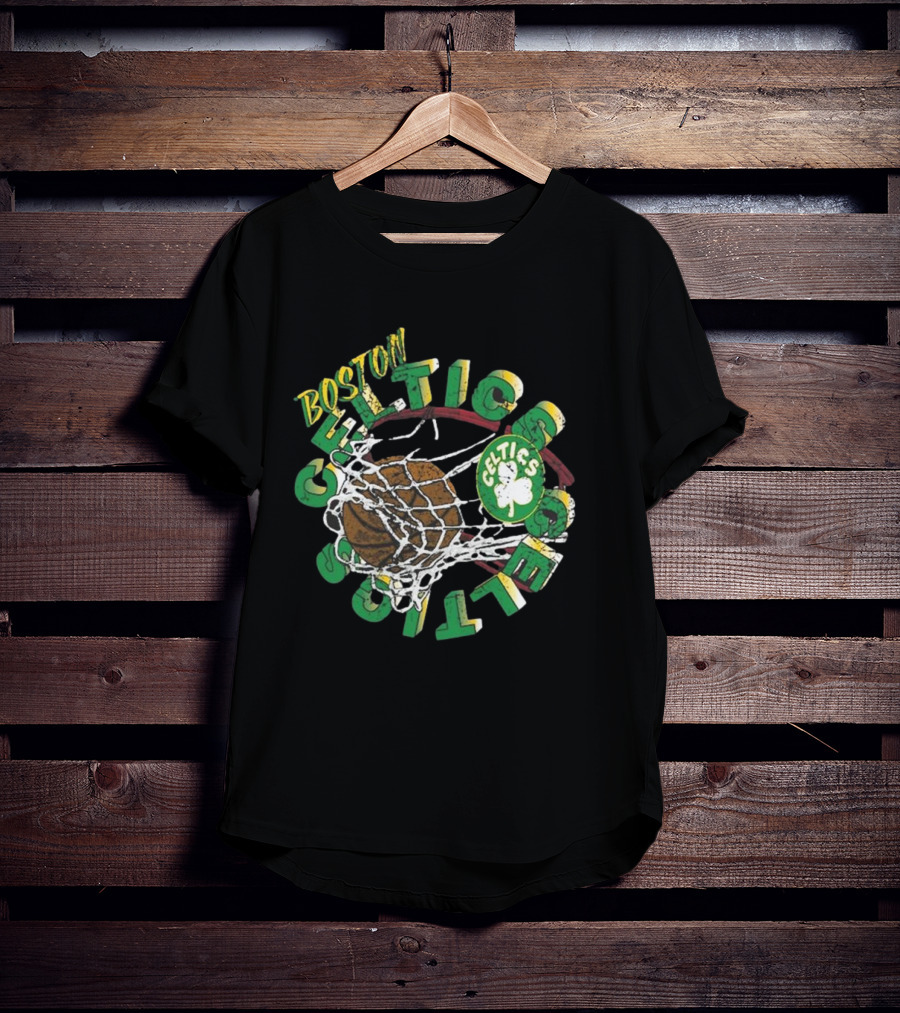 Boston Celtics Mitchell & Ness Preschool In The Net Basketball Celtics T-Shirt