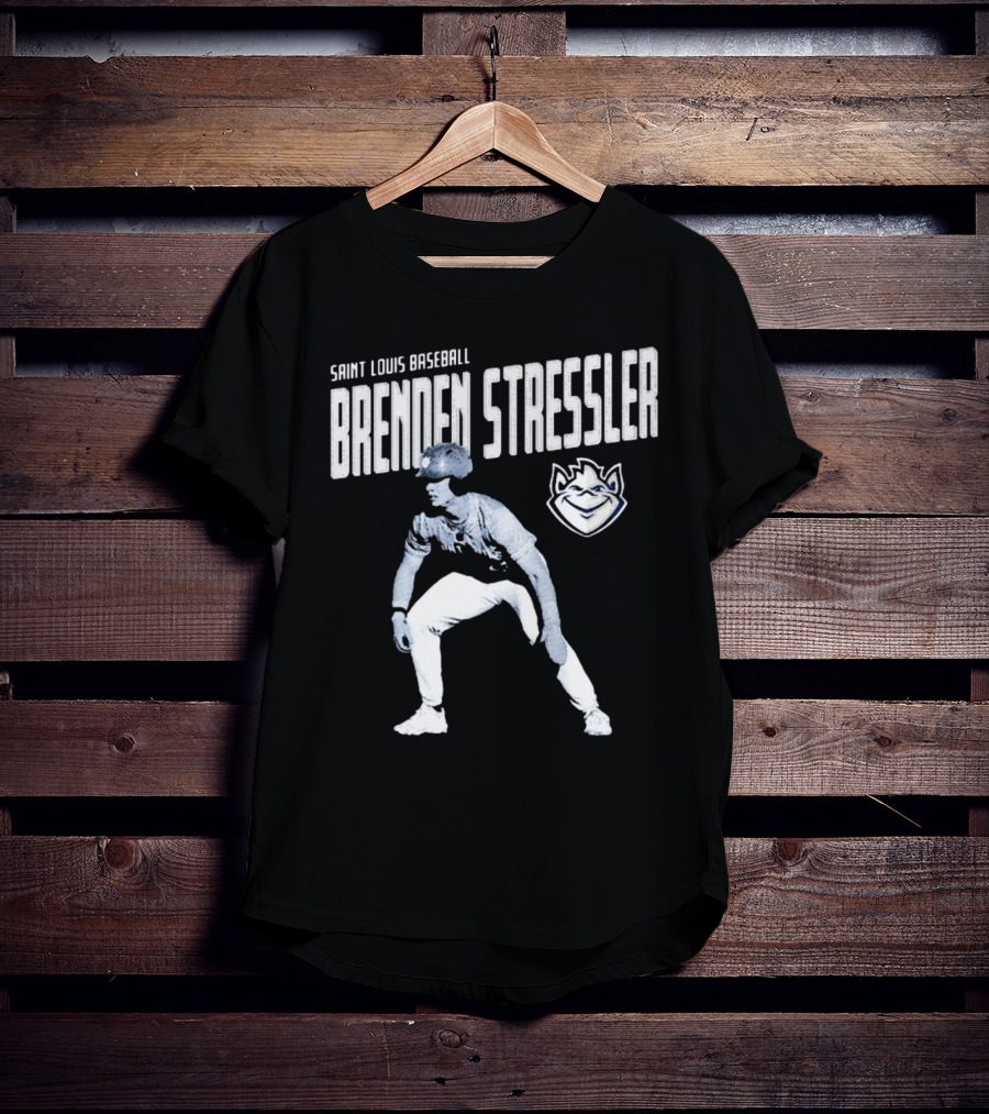 Brenden Stressler Portrait Saint Louis Billikens Baseball NCAA Division I Graphic T-Shirt