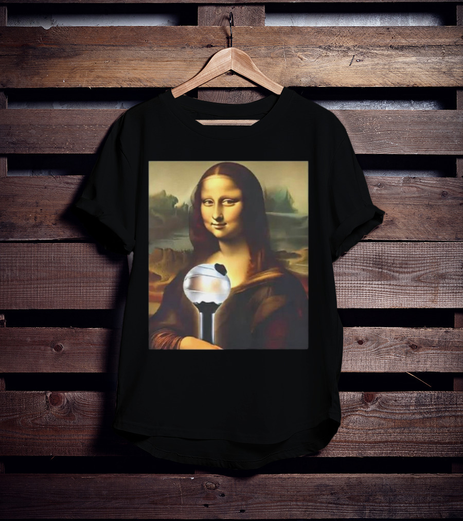 BTS J-hope Mona Lisa Holding ARMY Bomb T-Shirt
