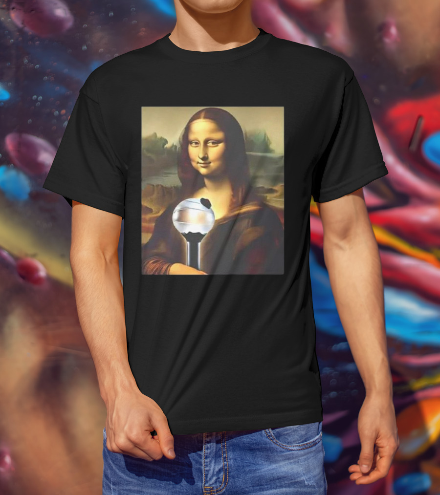 BTS J-hope Mona Lisa Holding ARMY Bomb T-Shirt