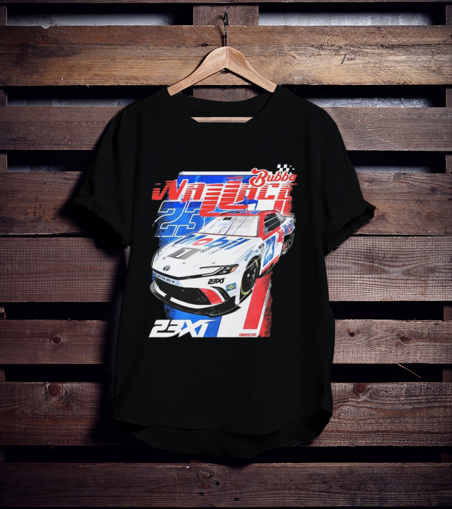 Bubba Wallace 23XI NASCAR Mobil 1 Camry Racing 23X1 T-Shirt