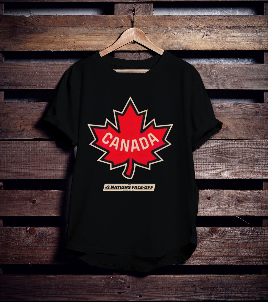 Canada 2025 4 Nations Face Off Vintage T-Shirt