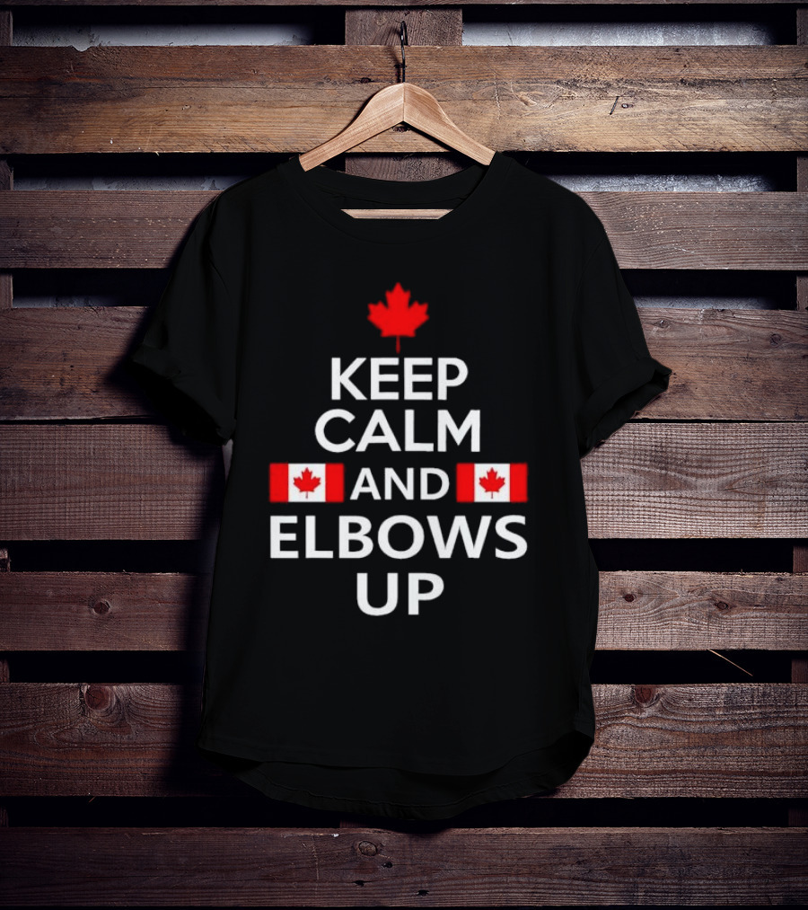 Canada Keep Calm And Elbows Up T-Shirt