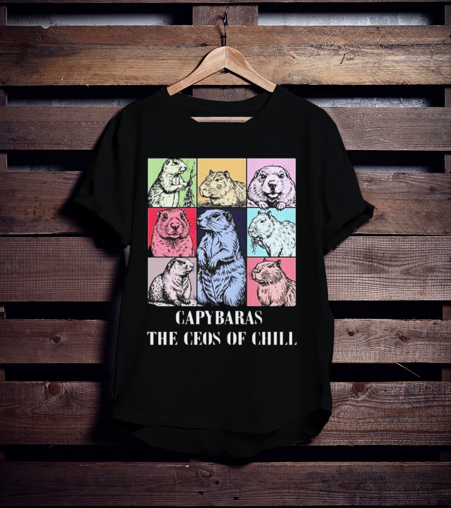 Capybaras The CEOS Of Chill T-Shirt