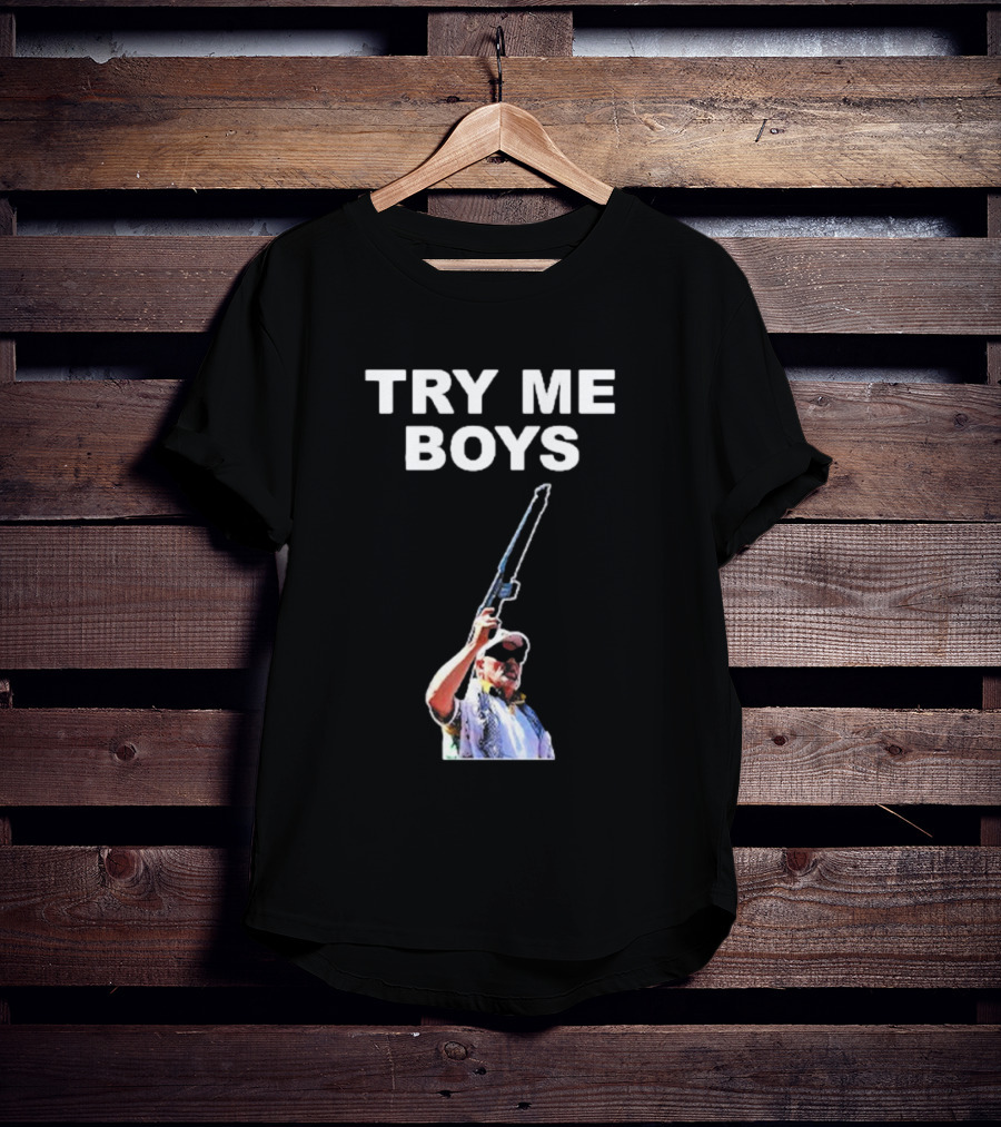 Carl Niehaus Try Me Boys Pro Gun T-Shirt