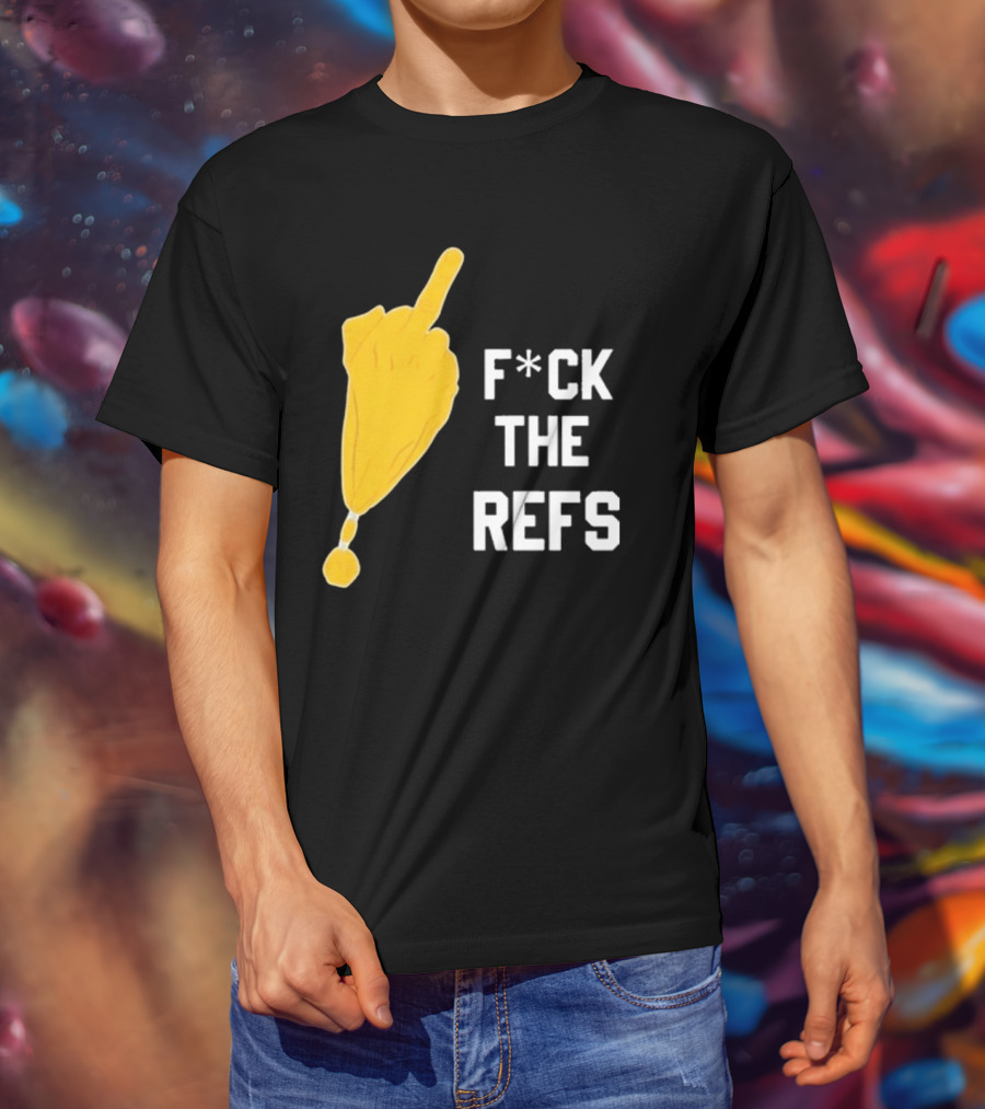 Censored Fuck The Refs Flag T-Shirt