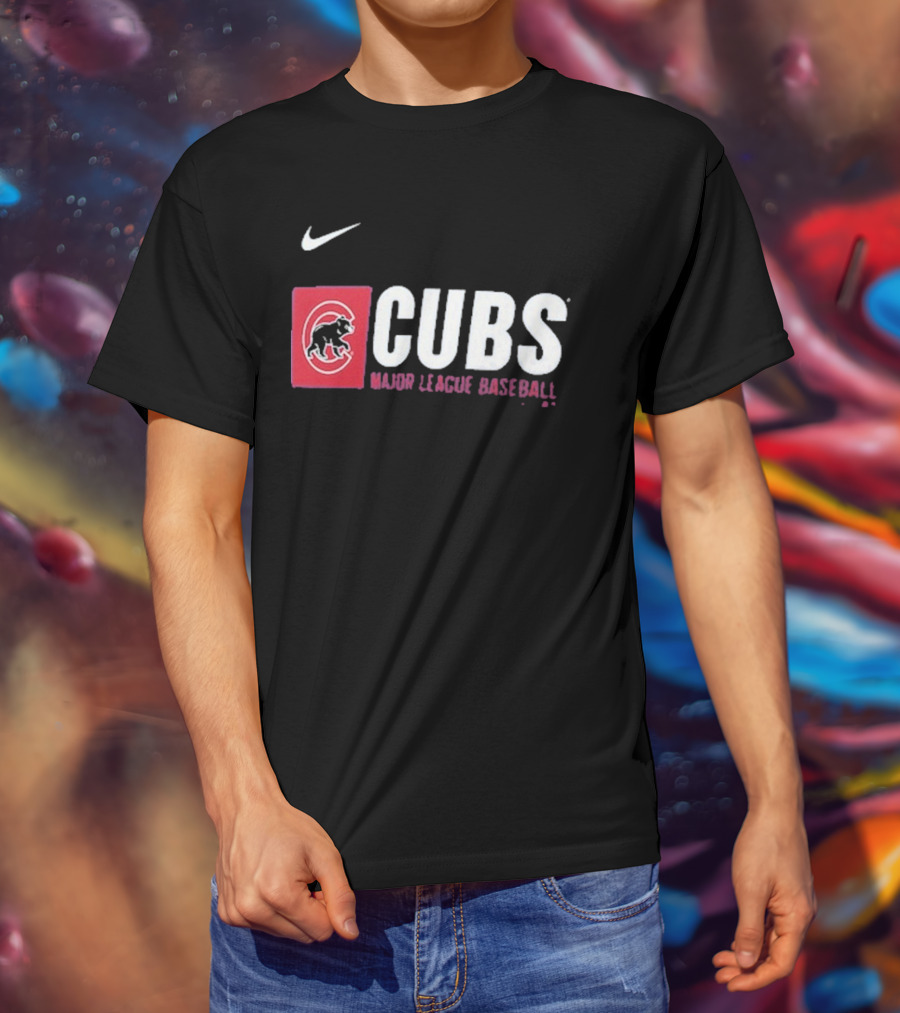 Chicago Cubs Team Block Major League Baseball T-Shirt