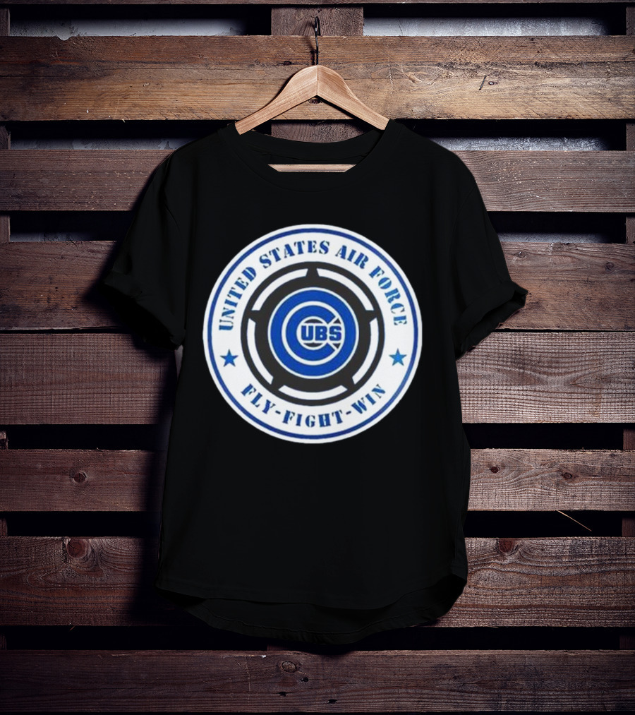 Chicago Cubs United States Air Force Fly Fight Win Military Appreciation Night 2025 T-Shirt